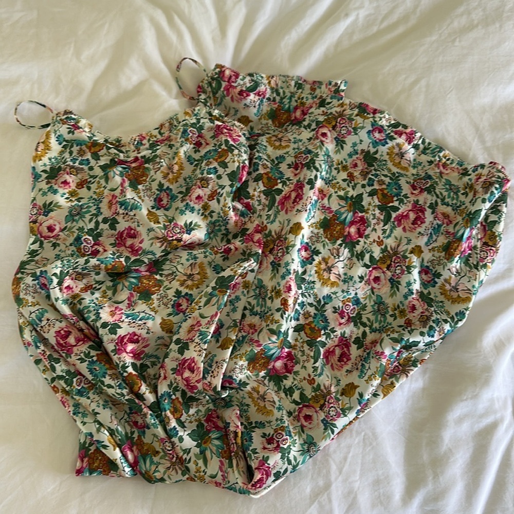 Doen Calsi Silk Dress in Liberty Rose Romance - Picture 6 of 13